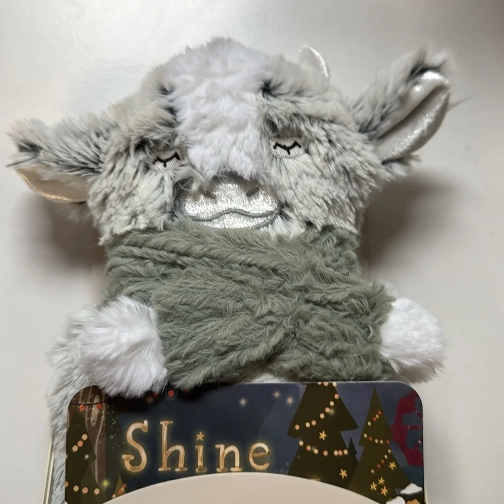 Slumberkins Gray Plush Toy Yak Shine Bright